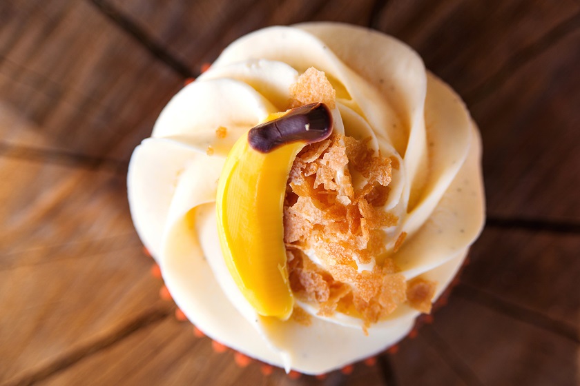 cupcakes s ovocem