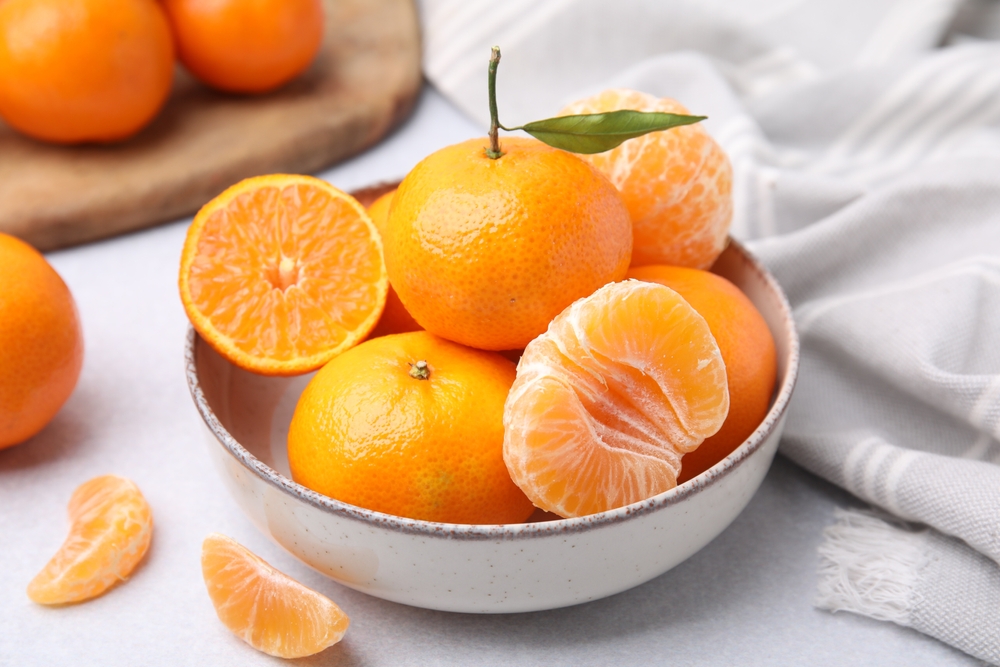mandarinky v misce