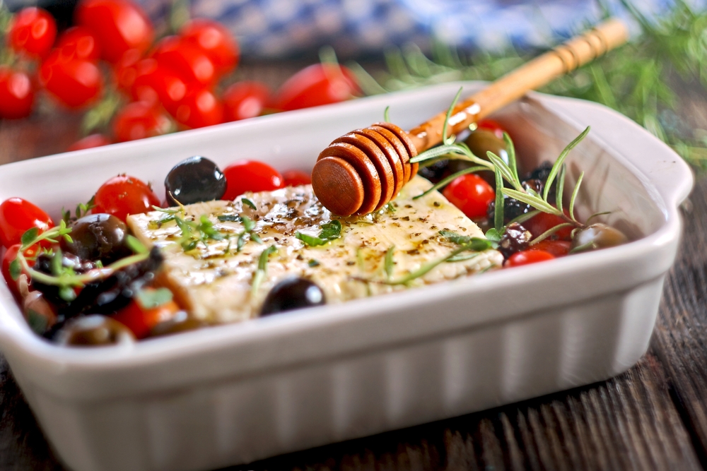 zapečená feta