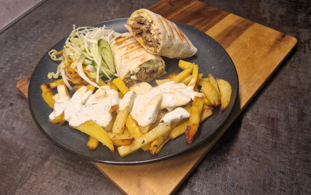kebab s omáčkou