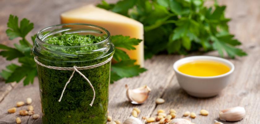 petrželkové pesto