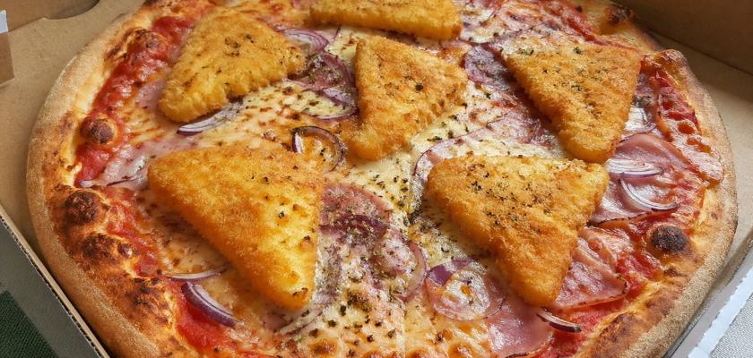 pizza se smažákem
