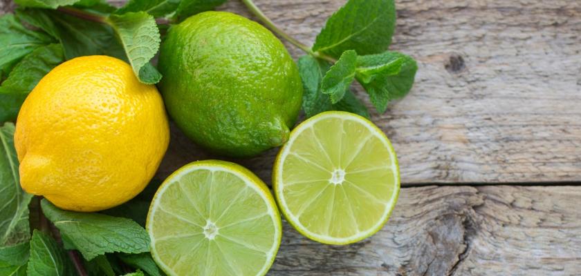 limetky a citrony
