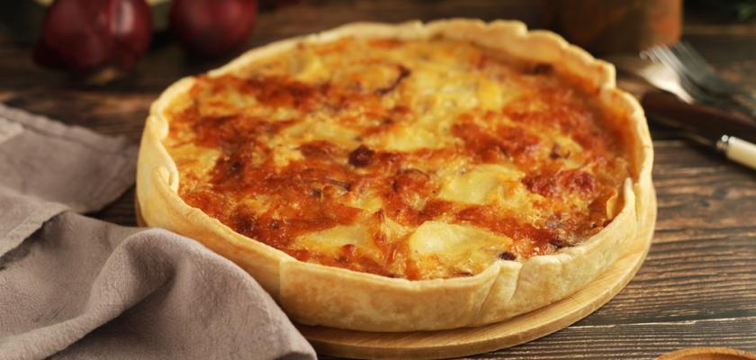 cibulový quiche