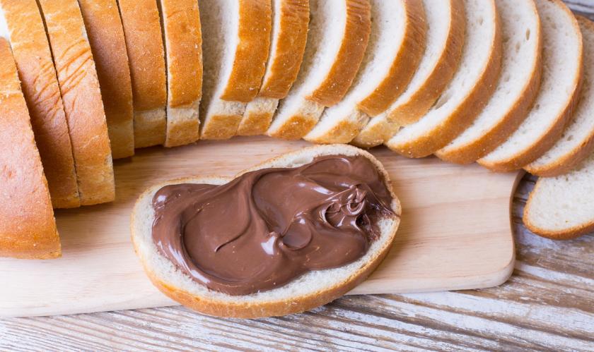 toast s nutellou