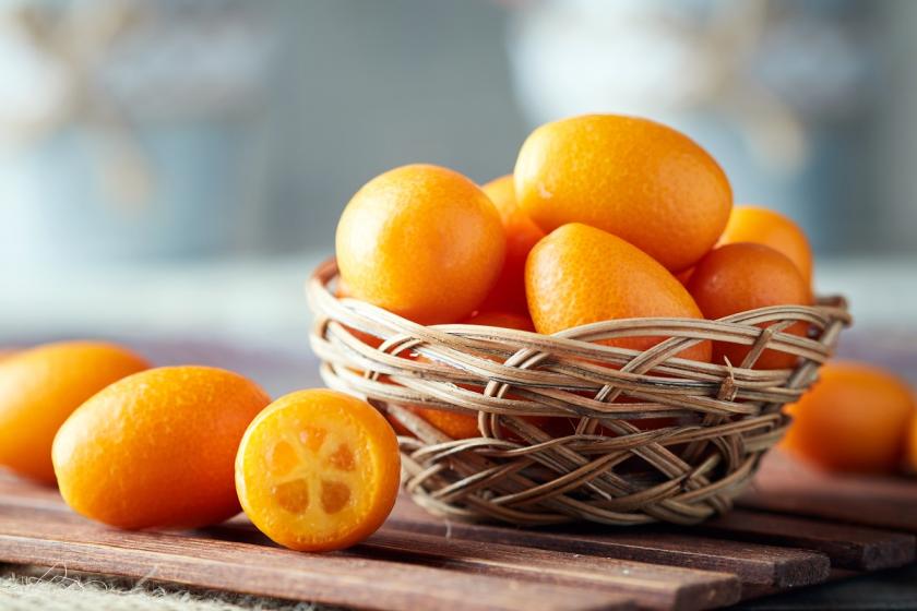 kumquat v košíku