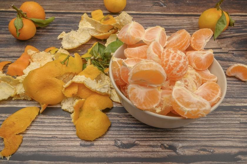 oloupané mandarinky