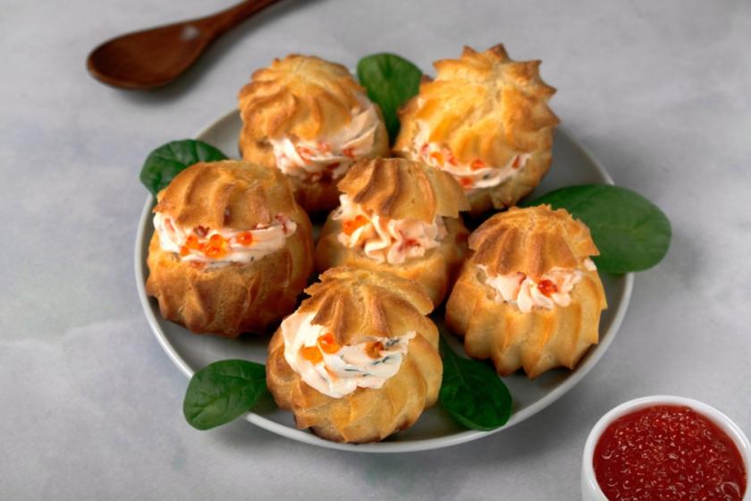 slané profiterolky