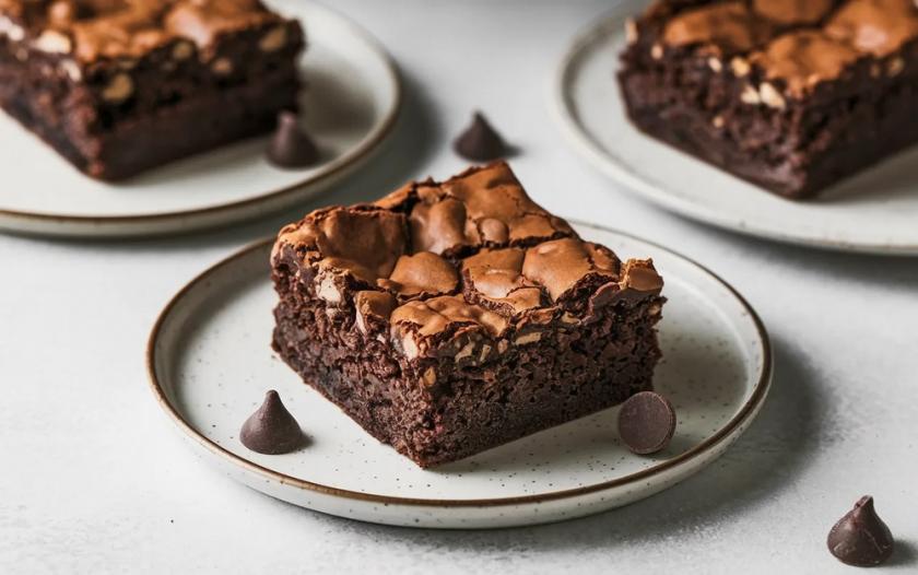 brownies plné čokolády